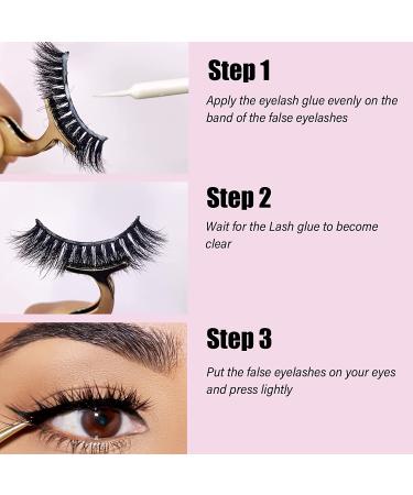 Clear Eyelash Glue for False Lashes | Super Strong Hold, Latex-Free, Waterproof | Suitable for Sensitive Eyes | 0.176 OZ (1 Pack) - Buy Online on SooperMarket.com