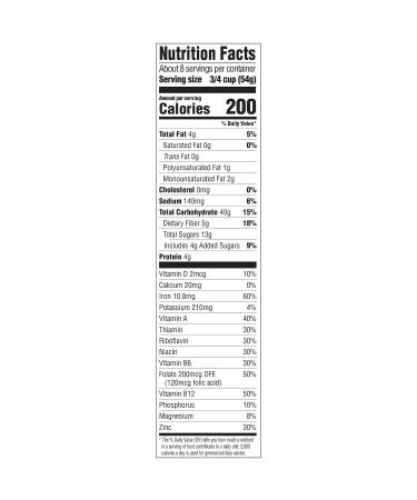 Great Grains Raisins, Dates & Pecans Cereal - 16oz | Whole Grain Breakfast Option - Buy Online on SooperMarket.com