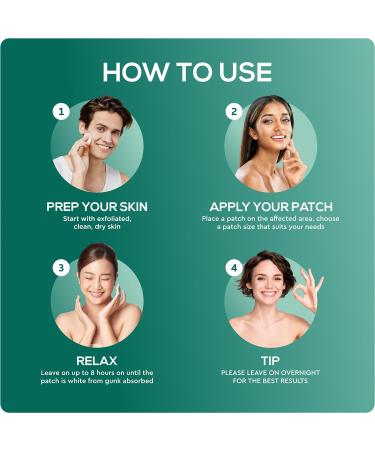 LivaClean (144 Count 3 Pack) Hydrocolloid Patches Hydrocolloid Patches for Face Hydrocolloid Gunk Catcher Hydrocolloid Covers - Buy Online on SooperMarket.com