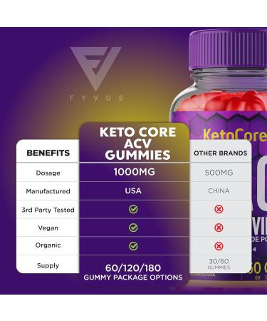 Keto Core Gummies KetoCore Canada Advanced Formula Health Support Supplement Gummy Avis sur la formule avanc e du compl ment alimentaire pour un mode de vie sain de Keto Core (60 Gummies) - Buy Online on SooperMarket.com