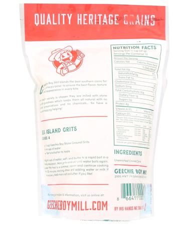 Geechie Boy Mill Speckled Grits 24oz - Stone Ground Southern Grits - Buy Online on SooperMarket.com