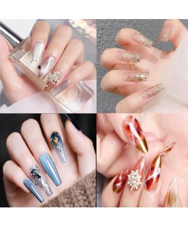 Pack of 120 Self-Adhesive Butterfly Nail Stencils - Silver Purple Gel Nail Modeling Stencils for Stunning Designs - Buy Online on SooperMarket.com