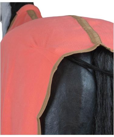RL24 Sweat Rug BASICLINE | Breathable Apricot Fleece Transport Blanket for Horses - 145cm - Buy Online on SooperMarket.com