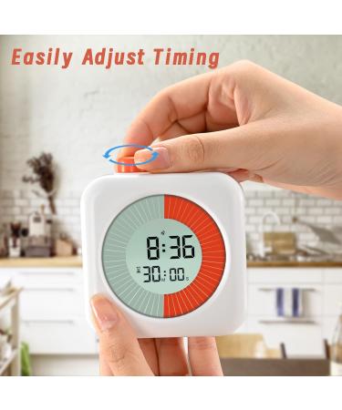 EooCoo Visueller Timer - White | International Shipping Available - Perfect for Home & Office Use - Buy Online on SooperMarket.com