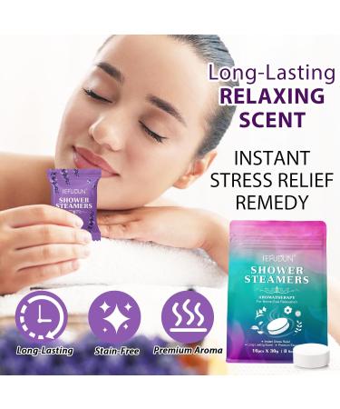 ATOANY Shower Steamers Aromatherapy for Women and Men 16 Pack 8 Scents Shower Bombs with Natural Essential Oils for Home Spa Self Care Stress Relief and Relaxation Nasal Relief Birthday Gifts - Buy Online on SooperMarket.com