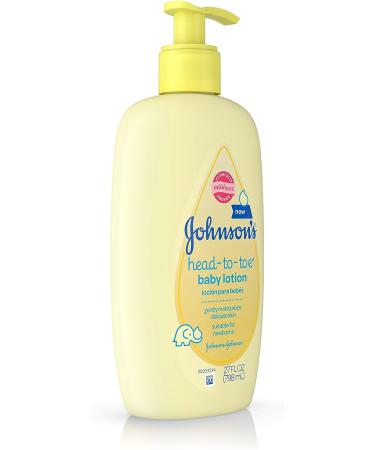 Johnson's Head-to-Toe Baby Lotion 27oz - Gentle Moisturizing Formula - Buy Online on SooperMarket.com