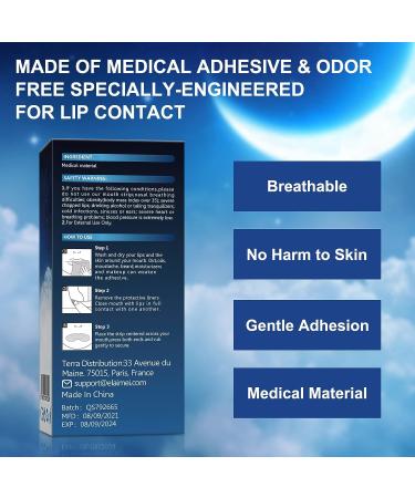 90 PCS Mouth Tape for Sleeping - Anti Snoring Strips for Nasal Breathing - Improve Sleep Quality & Instant Relief - Buy Online on SooperMarket.com