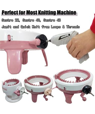 Knitting Machine Drill Attachment for Sentro - Quick Knit Power Adapter - Compatible with Sentro and Jamit Loom Machines - Buy Online on SooperMarket.com