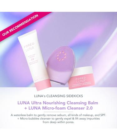 FOREO Luna 4 Plus Facial Cleansing Brush + LED Red Mask - Antiaging Face Massager for Sensitive Skin - Buy Online on SooperMarket.com