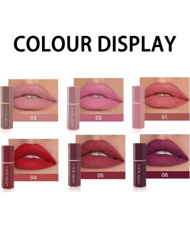 Long Lasting Matte Lipstick Set - Waterproof Velvet Lip Gloss for Women - Professional Cosmetics Makeup Gift - Buy Online on SooperMarket.com