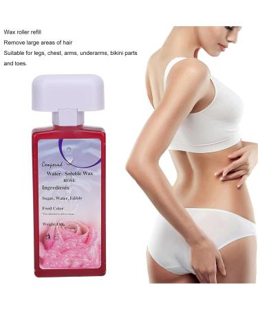 Roll On Wax Refill 5.3oz - Painless Professional Depilatory Wax Roller for Spa | Rose Scent - International Shipping Available - Buy Online on SooperMarket.com