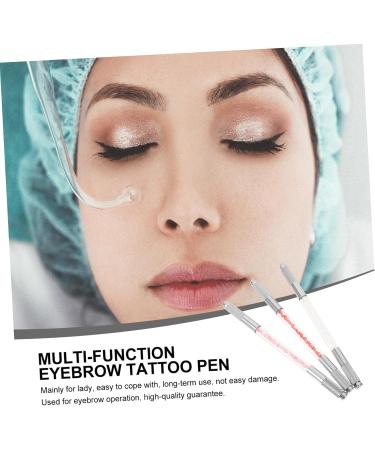 Mikinona 3pcs Fruit Embroidery Pen Pen Makeup Tool Eyebrow Microblading Kit Metal Pen Plastic - Buy Online on SooperMarket.com