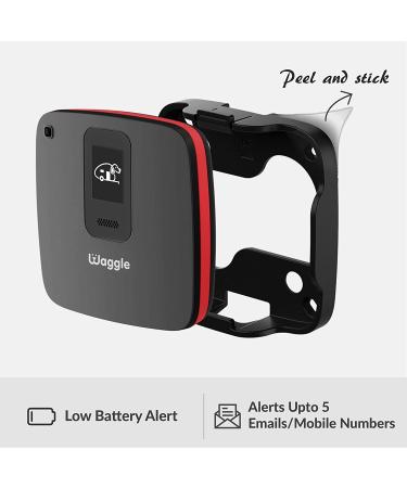 Waggle Lite RV/Dog Safety Sensor | Verizon Cellular | Instant Alerts on Temp & Humidity | Wireless Monitoring System | No WiFi | Subscription Required - Buy Online on SooperMarket.com