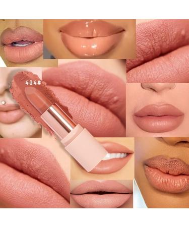 4 Pack Semi Matte Lipstick Set - High Pigment Velvet Matte Finish Waterproof & Long-Lasting Orange Pink Tones for Women - Buy Online on SooperMarket.com