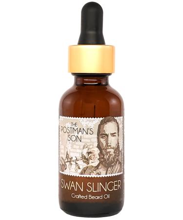 The Postman's Son - SWAN SLINGER - Crafted Beard Oil - 1 fl oz