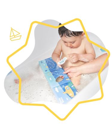Buy Badabulle Bath Book with Octopus Finger Puppet - BPA-Free Story & Figures for 4 Months+ - Buy Online on SooperMarket.com