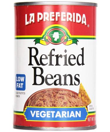 La Preferida Low Fat Vegetarian Refried Beans 454 g