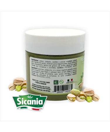 Sicania Sicilian Pistachio Cream Spread 200g | All-Natural, Gluten-Free, Gourmet Italian Recipe | Ideal for Desserts, Baking & Breakfast | Smooth Texture | Perfect Gift for Foodies - Buy Online on SooperMarket.com