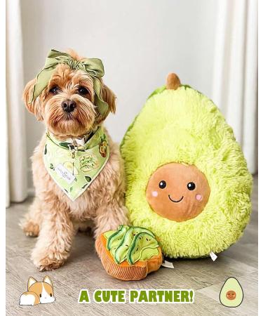 Cute Avocado Plush Toy 11.81 Inches - Soft Fruit Stuffed Cushion Doll for Kids - Bedroom Decoration Gift - Christmas Birthday Valentine - No Legs - Buy Online on SooperMarket.com