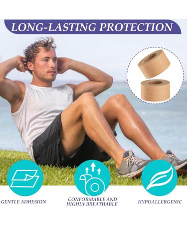Tondiamo Micropore Tan Surgical Tape - 1 Inch x 10 Yards (12 Rolls) | Skin-friendly Adhesive Medical Tape for Face, Nose, and Mouth | Breathable and Non-Woven Paper Tape - Buy Online on SooperMarket.com