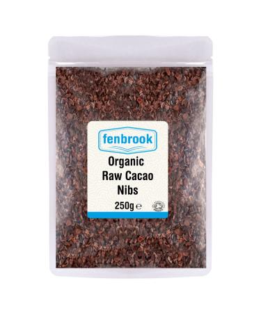 Organic Raw Cacao Nibs 250g | Certified Organic by Fenbrook Organic