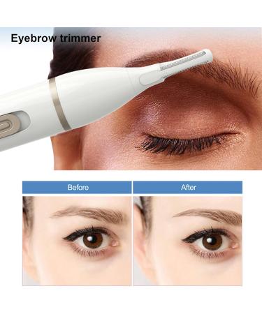 Dioche 5 in 1 Electric Hair Trimmer for Women - Rechargeable Low Noise Washable Clipper with 5 Heads for Eyebrows Nose and Face - International Shipping Available - Buy Online on SooperMarket.com