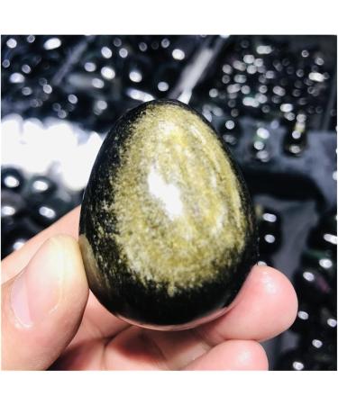 Crystal Natural Gold Obsidian Stones Eyes Play with Ornaments 4-5cm 1pc - Buy Online on SooperMarket.com