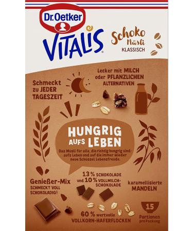 Vitalis Schoko M sli klassisch 600g - Delicious and Nutritious Breakfast Option - Buy Online on SooperMarket.com