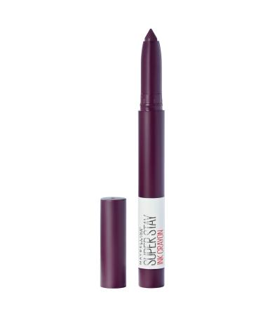 Maybelline SuperStay Ink Crayon Matte Longwear Lipstick With Built-in Sharpener Forget The Rules 0.04 Ounce