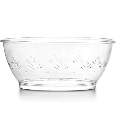 Clear Mini Plastic Bowls - 100 Pack 6 Oz Disposable Premium Dessert Bowls for Weddings, Catering, Parties - Ideal for Ice Cream, Home or Event Supplies - Buy Online on SooperMarket.com