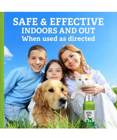 Natural Care Flea and Tick Spray for Dogs and Cats | 14 oz | Certified Natural Oils | Flea Treatment and Prevention - Buy Online on SooperMarket.com