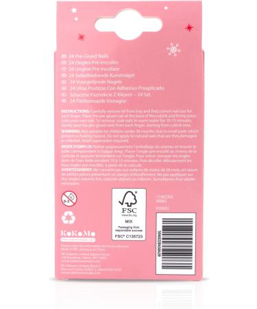 Christmas Children's Press-On Nails - Kids - 24 press-on - Festive Nails - Buy Online on SooperMarket.com