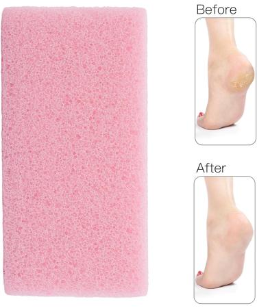 Foot Pumice Stone Professional Exfoliating Rock Foot Scrubber Care Tool Hard Skin Callus Remover for Feet and Hands Body Care Square Pink Hard Dead Skin Remove Scrubber for Nail - Buy Online on SooperMarket.com