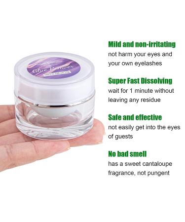 TEAMOLL Eyelash Extension Remover Cream 10g - Gentle Glue Remover with Special Cantaloupe Flavor - Buy Online on SooperMarket.com