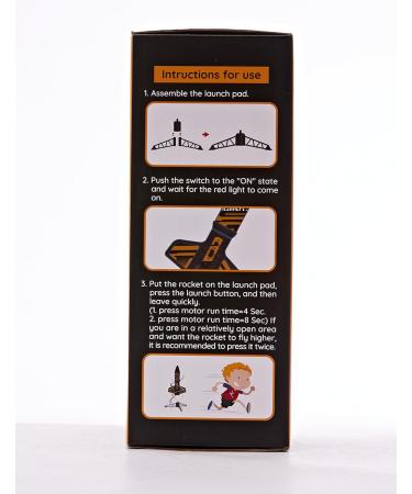 SainSmart Jr. Rakete Motorized Rocket Toy - Outdoor Fun for Kids 8-12 | Launch Up to 61 Meters - Buy Online on SooperMarket.com