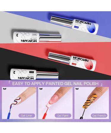 Morovan Acrylic Nail Kit with Drill and UV Light - Professional Set for Nail Extensions, Glitter Powder, and Nail Art - DIY Starter Kit for Home - Multicolor - Buy Online on SooperMarket.com