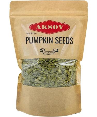 Aksoy Pumpkin Seeds 1300gr (650gr x 2) - GMO-Free - Vegan