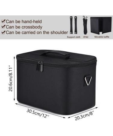 Large Barber Hairdresser Bag | Stylish Traveling Bag for Hairstylists | Storage for Clippers Scissors Brushes & Tools | Perfect Barber Supply Tote w/ Shoulder Strap - Buy Online on SooperMarket.com