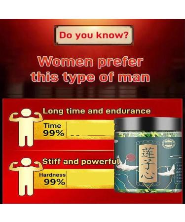 Lotus Seed Core Tea for Men 60g Lotus seed tea Natural Dried Lotus Plumule Lotus Embryo Tea Lotus seed heart lotus plumule tea Lian Zi Xin Tea Men's Essentials Pure Chinese Herbal Tea (3Box) - Buy Online on SooperMarket.com
