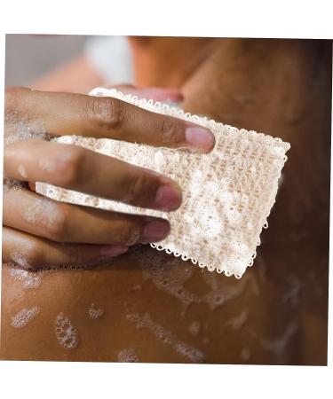 Beavorty 4-Piece Double-Sided Bath Scrubber Set - Body and Face Towels for Travel and Home - 28x25cm - Buy Online on SooperMarket.com