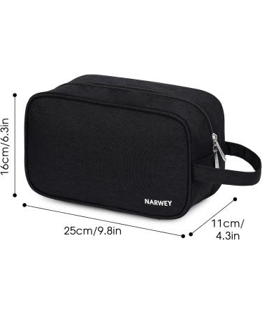 Travel Toiletry Wash Bag for Men and Women Traveling Dopp Kit Shaving Bag for Toiletries Accessories (Black) A-black - Buy Online on SooperMarket.com