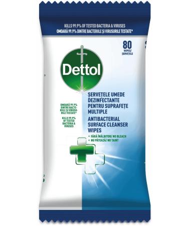 Dettol Antibacterial Surface Cleaning Wipes 126 Count (Pack of 1)