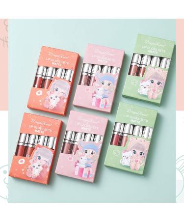 4 Colors Professional Matt Lip Balm - Waterproof Durable Lipstick & Gloss - Beauty Makeup #02 - Buy Online on SooperMarket.com
