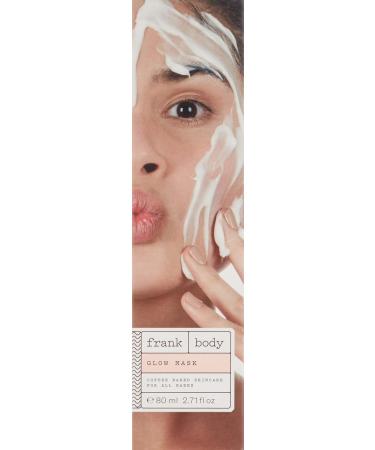 Frank Body Glow Mask | Ultra-Hydrating 5min Face Mask | Naturally Derived Shea & Cocoa Butters | Soothes Skin & Fights Puffiness | 80ml - Buy Online on SooperMarket.com