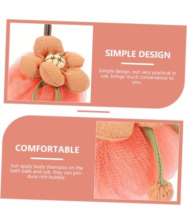 NOLITOY 4pcs Cartoon Foaming Net Loofah Body Scrubbers Eco-Friendly Shower & Bath Accessories for Kids & Adults Soft Skin Cleaning Sponge Toiletries - Buy Online on SooperMarket.com