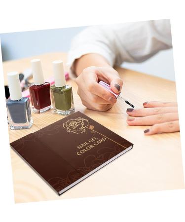 Mikinona 120 Nail Display Color Card Paint Sample Cards Nail Book Nail Art Display Book Nail Polish Color Chart Nail Display Book Nail Gel Polish Nail Tips Color Chart Hair Paper Coating - Buy Online on SooperMarket.com