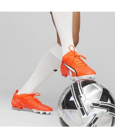 PUMA Women's Ultra Match FG/AG Football Shoes - Ultra Orange/White/Blue Glimmer - EU Size 38 - Shop Internationally - Buy Online on SooperMarket.com