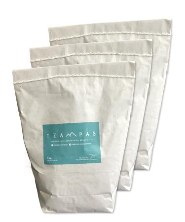 3 Savings Package Tzampas Flour made of roasted barley - Tsampa from extension in Baden -W rttemberg |Free of additional and preservatives (3x1kg) 3 pieces (1 Pack)