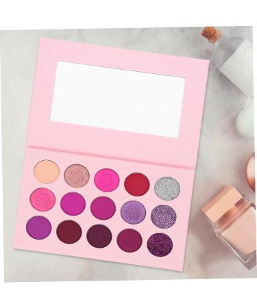 Mikinona 15 Colorful Eyeshadow Glitter Eyeshadow Woman Eyeshadow Compact Makeup Palette Purple - Buy Online on SooperMarket.com