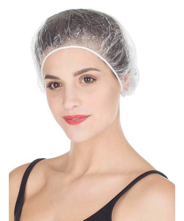 30x shower hood clear disposable 25 cm